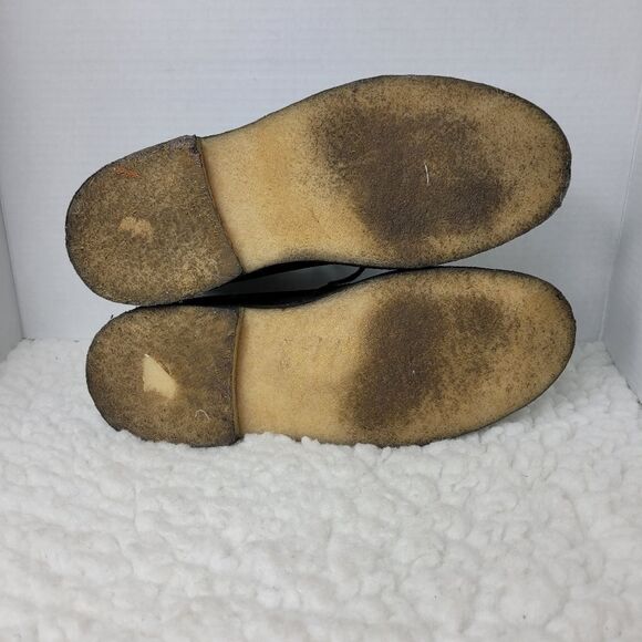 Clarks Original Chukka Desert  Boots Mens Size 8.5 Black Beeswax Leather - Picture 10 of 10